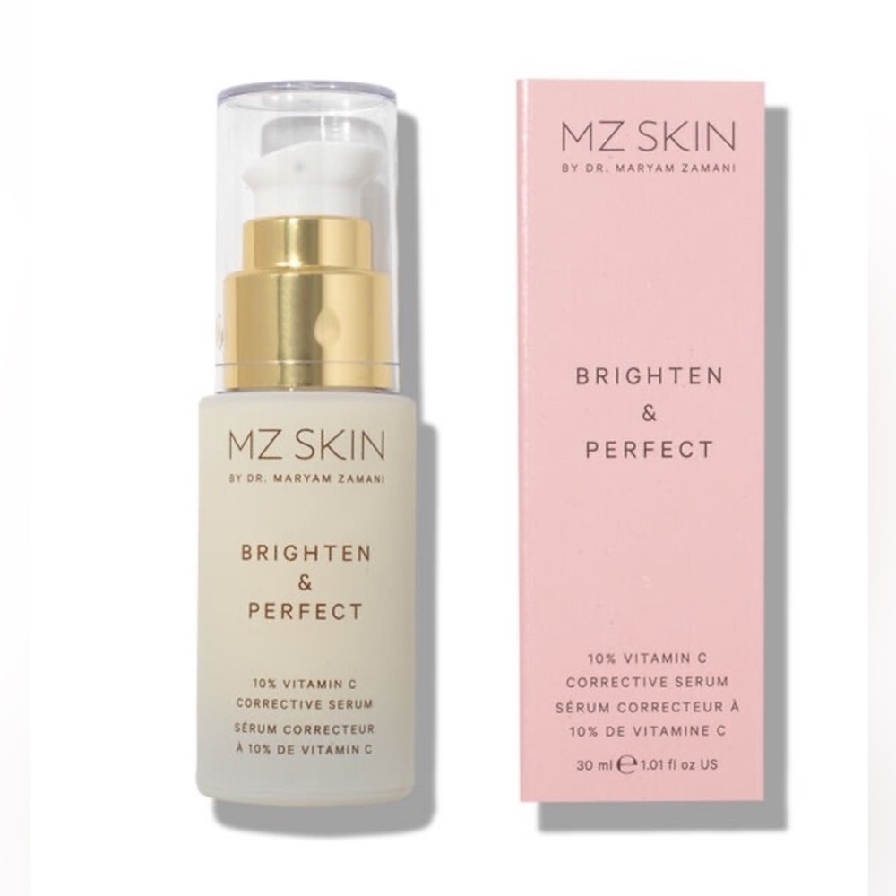 MZ Skin Brighten & Perfect 10% Vitamin C Corrective Serum BNIB 1 fl oz